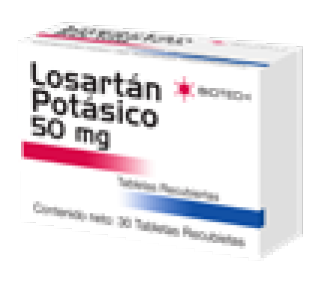 Losartán Potásico 50 mg.