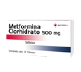 Metformina Clorhidrato 500 mg.
